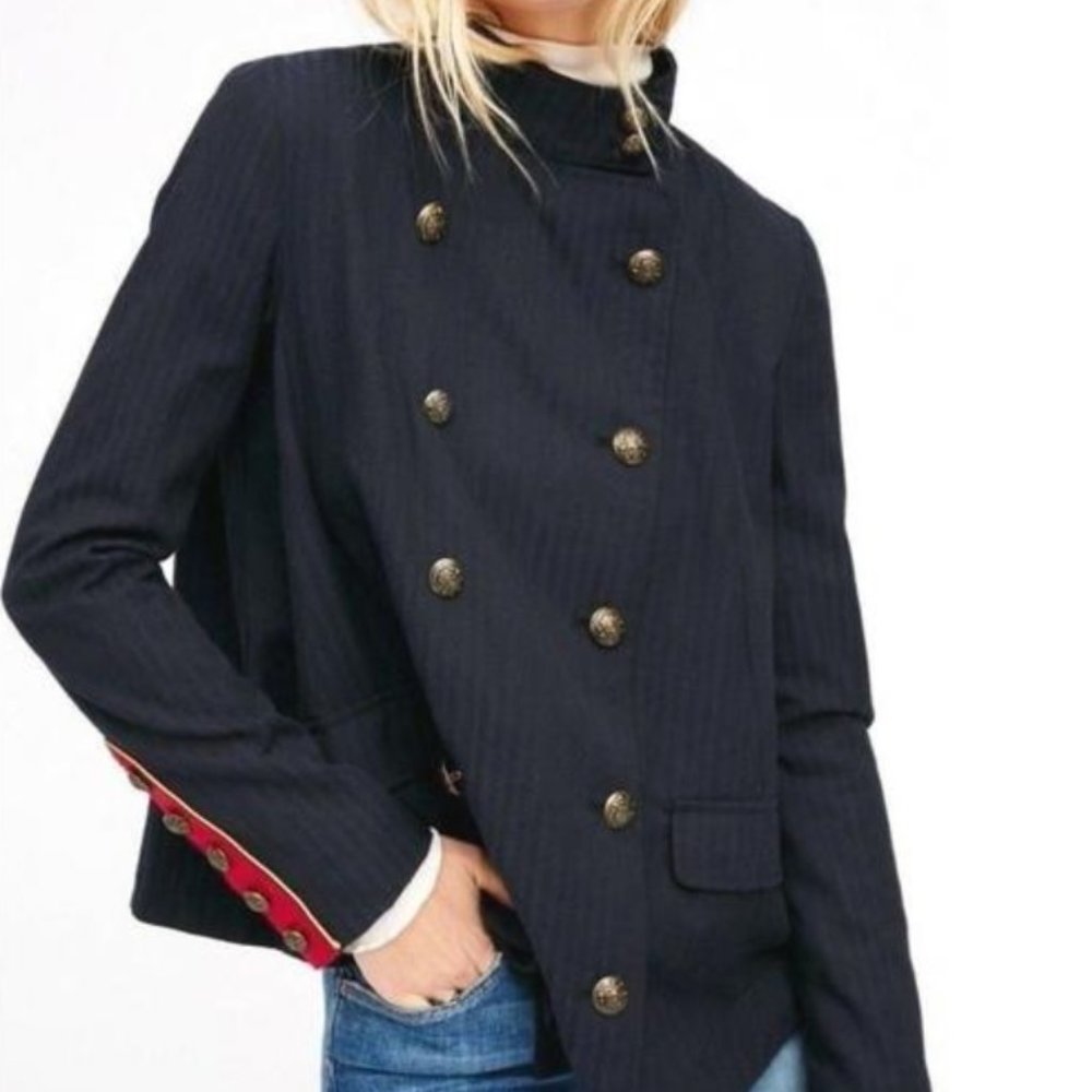 Free People A-Line Military Jacket